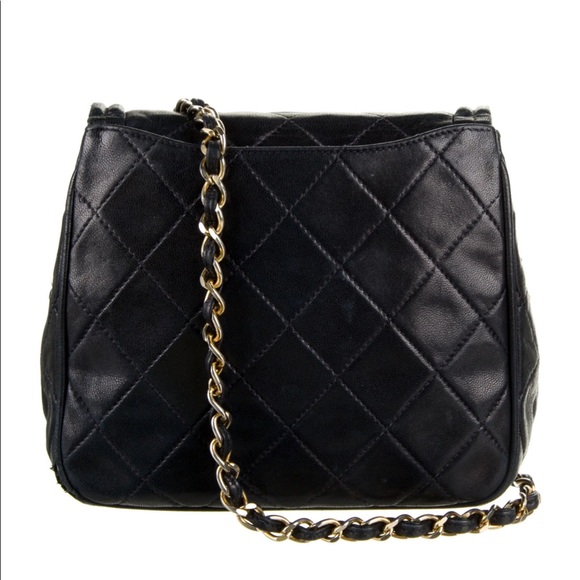 Chanel CC Diamond Quilted Single Flap Bag - Picture 4 of 5